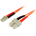 Startech.Com 2m Fiber Optic Cable - Multimode Duplex 50/125, LSZH - LC/SC 50FIBLCSC2